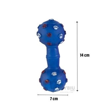 JUGUETE PERRO MA31135 AZUL + BANDERITAS ADHESIVAS RYBIU