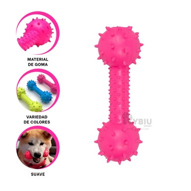 HUESO JUGUETE PERROS MA31137 LINDO ROSADO + ENVOLTORIO REGALO RYBIU