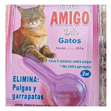 PIPETA GATOS RYBIU ANTIPULGA FUERTE MORADO + GIFT STICKERS - 3