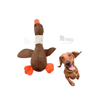 MUÑECO LANA PERROS Y GATOS MA31264 FACIL LIMPIAR PATO EN MARRON + REGALO AGENDITA RYBIU