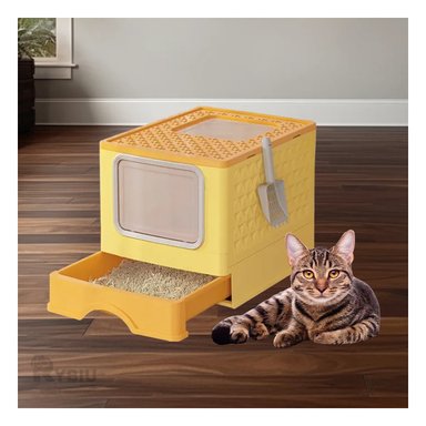 ARENERO GATOS RYBIU MA32514 FILTRO PET AMARILLO + PAPEL REGALO