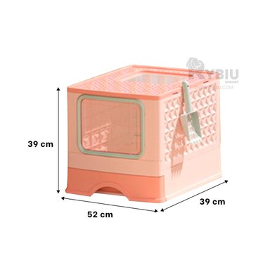 SANITARIO GATOS RYBIU MA32512 MODERNO PET ROSADO + REGALO AGENDITA