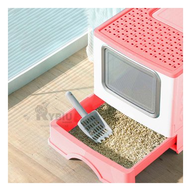 SANITARIO GATOS RYBIU MA32512 FUNCIONAL ROSADO + GIFT MINIAGENDA