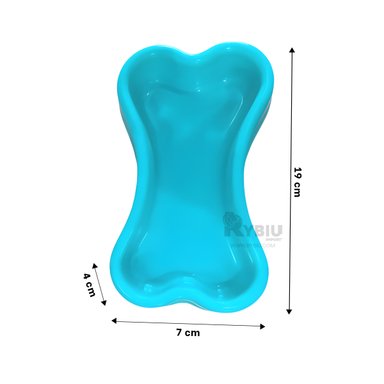 FUENTE PERRO Y GATO MA31321 RYBIU LAVABLE CELESTE + ENVOLTORIO REGALO
