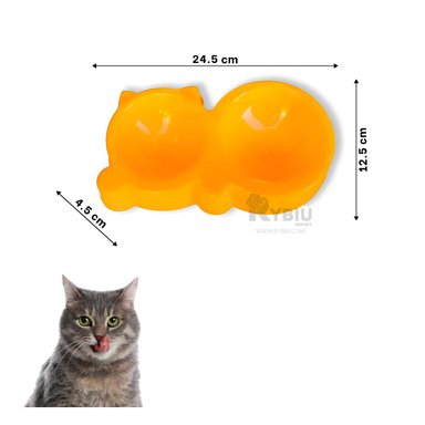 PLATILLO GATO MA31287 RYBIU CANINO AMARILLO + REGALO LIGAS PEINAR - 5