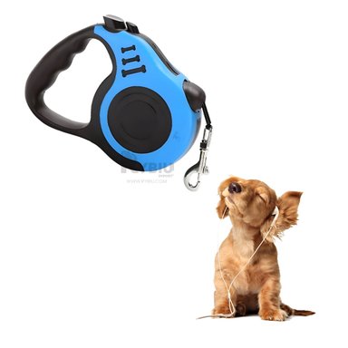 CORREA MASCOTAS MA31381 RYBIU EXTENSIBLE 3M AZUL + REGALO STICKERS