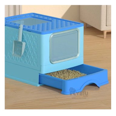 ARENERO GATOS RYBIU MA32515 FILTRO PET CELESTE + PAPEL REGALO