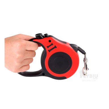 CORREA MASCOTAS MA31382 RYBIU CUERDA MULTIUSOS 3M ROJO