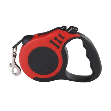 SOGA MASCOTAS MA31382 RYBIU RETRACTIL COMODO 3 METROS EN DISEÑO ROJO