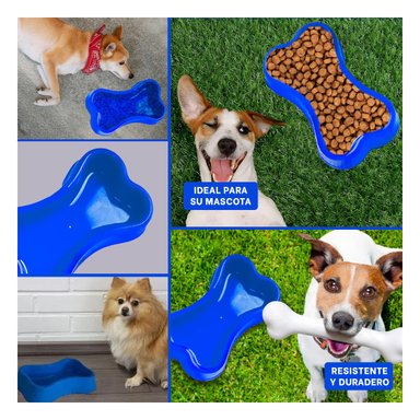 TAZON PERRO Y GATO MA31320 RYBIU COMPACTO Y RESISTENTE AZUL + ENVOLTORIO REGALO