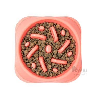 COMEDERO MA31310 RYBIU PRACTICO MASCOTA ROSADO + ENVOLTORIO REGALO