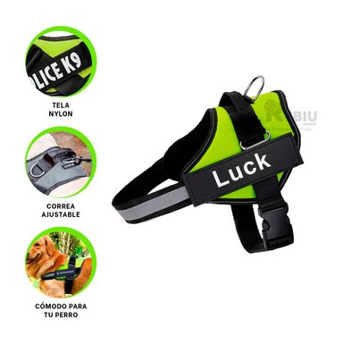 CORREA PERROS MA30969 RYBIU SALIDAS LARGAS VERDE + REGALO STICKERS