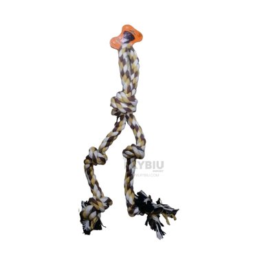 JUGUETE PERROS ALGODÓN MA29955 ACCESORIO DENTADURA MARRON + MINIAGENDA RYBIU