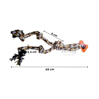 MORDEDOR PERROS MA29955 MATERIAL ALGODON EN MARRON + LIGAS REGALO RYBIU