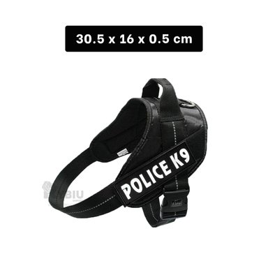 ARNÉS PERROS MA30974 RYBIU APTA EN NEGRO + LIGAS REGALO