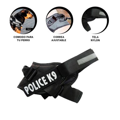 CORREA PERROS MA30974 RYBIU VERSATIL Y PRACTICO TALLA S NEGRO + GIFT MINIAGENDA