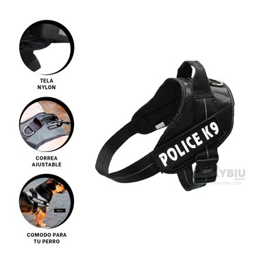 CORREA PERROS MA30974 RYBIU COMODA Y DURADERA TALLA S NEGRO + REGALO AGENDITA