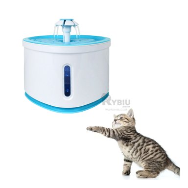 BEBEDERO PERRO Y GATO MA31417 RYBIU SILENCIOSO CELESTE + REGALO STICKERS