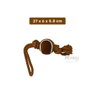 JUGUETE PERRO MA31356 MASTICABLE MARRON + LIGAS REGALO RYBIU