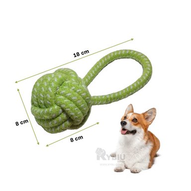 JUGUETE PERROS MA31353 MORDEDOR GRANDE VERDE + POST IT ADHESIVOS RYBIU