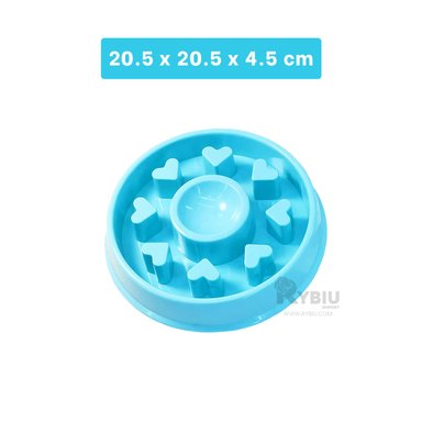 PLATILLO PERRO Y GATO MA31304 RYBIU CANINOS DOBLE CELESTE + POST-IT ADHESIVOS