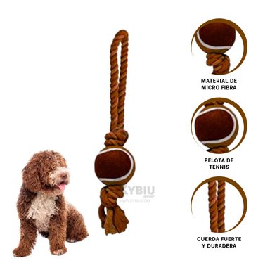 JUGUETE PERRO MA31356 CON BOLA EN MARRON + POST IT ADHESIVOS RYBIU