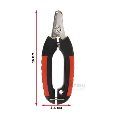 TIJERAS RYBIU PP28L SEGURAS ROJO + BANDERITAS ADHESIVAS