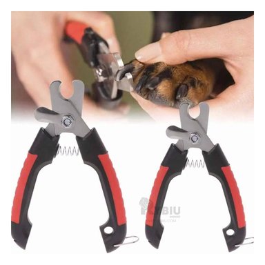 CORTA UÑA RYBIU PP28L INOXIDABLE ROJO + PAPEL REGALO