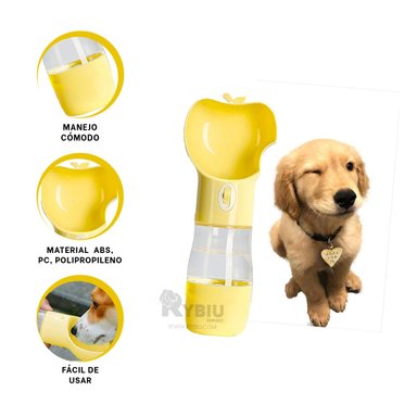 MÁQUINA AGUA PERRO MA29113 RYBIU CANES AMARILLO + POST-IT ADHESIVOS