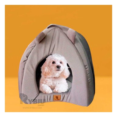 CAMA PERROS GATOS MA29099 LITERA APTA CAN SUAVE PLOMO RYBIU + LIGAS REGALO