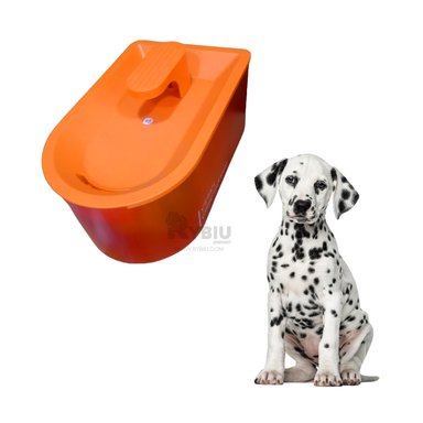 BEBEDERO PERRO Y GATO MA31423 RYBIU COMPACTO NARANJA + ENVOLTORIO REGALO - 2