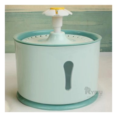 BEBEDERO PERRO Y GATO MA31411 RYBIU FELINO CIRCULAR VERDE + ENVOLTORIO REGALO