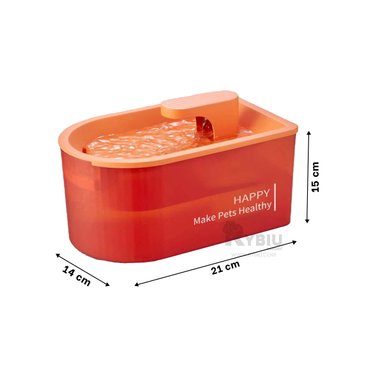 PILETA PERRO Y GATO MA31423 RYBIU ANIMALES NARANJA + LIGAS REGALO