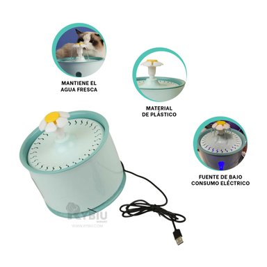 DISPENSADOR PERRO Y GATO MA31411 RYBIU PLASTICO VERDE + BANDERITAS ADHESIVAS