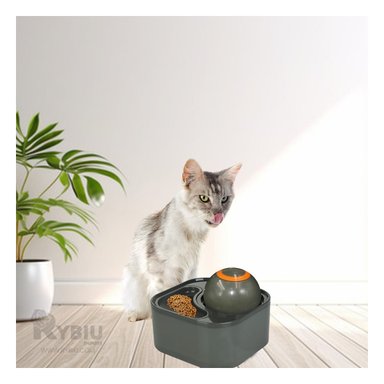 FUENTE AUTOMATICA PERRO Y GATO MA31422 RYBIU CON ESFERA PET PLOMO + PAPEL REGALO