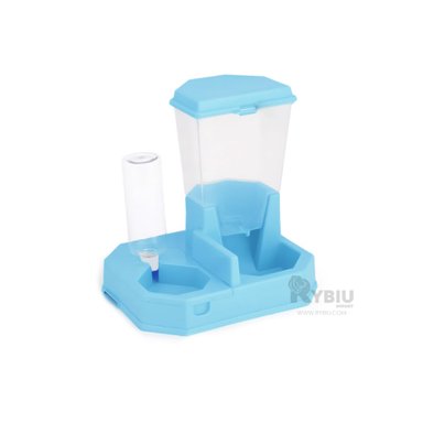 COMEDERO PERRO Y GATO MA29660 RYBIU PET VERSATIL CELESTE + ENVOLTORIO REGALO