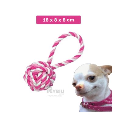 JUGUETE PERROS MA31351 MORDEDOR GRANDE ROSADO + POST IT ADHESIVOS RYBIU