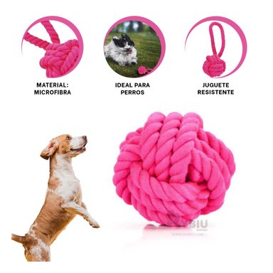 CUERDA PERRO MA31352 JALAR FUCSIA + REGALO AGENDITA RYBIU