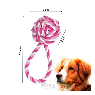 CUERDA PERROS MA31351 PASEOS ROSADO + GIFT STICKERS RYBIU