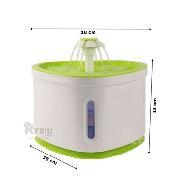 REGADERA PERRO Y GATO MA31416 RYBIU PORTABLE VERDE + REGALO LIGAS PEINAR