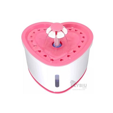 BEBEDERO PERRO Y GATO MA31415 RYBIU ATRACTIVO Y ERGONOMICO ROSADO + GIFT MINIAGENDA