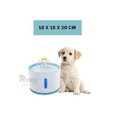 DISPENSADOR PERRO Y GATO MA31414 RYBIU BLANCO CELESTE + BANDERITAS ADHESIVAS