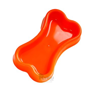 PLATO PERRO Y GATO MA31319 RYBIU COMPACTO ANARANJADO + PAPEL REGALO