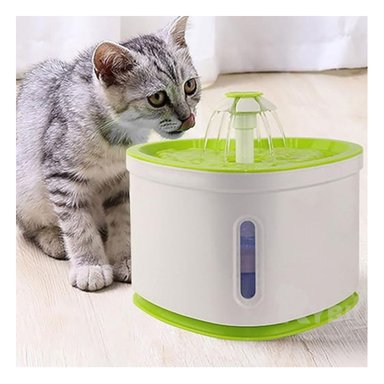 FUENTE PERRO Y GATO MA31416 RYBIU DURABLE Y MANEJABLE MASCOTAS VERDE