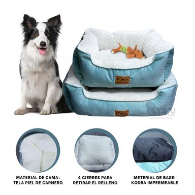 COLCHON PERROS MA32265 INVIERNO VERDE HADE PERLA L RYBIU + GIFT STICKERS