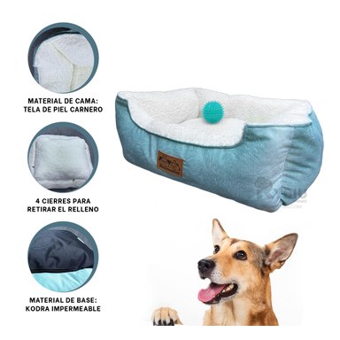 COLCHON PERROS MA32265 PET VERDE HADE PERLA TALLA L RYBIU + REGALO AGENDITA