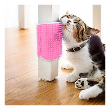 RASCADOR RYBIU MA32077 VERTICAL FELINO ROSADO + REGALO STICKERS