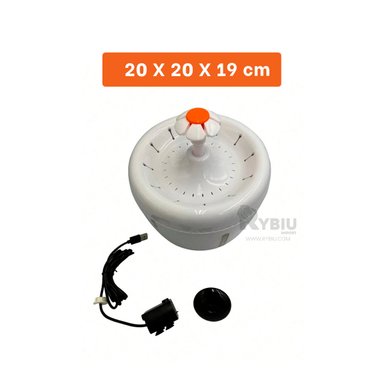 BEBEDERO PERRO MA31418 RYBIU BLANCO + LIGAS REGALO