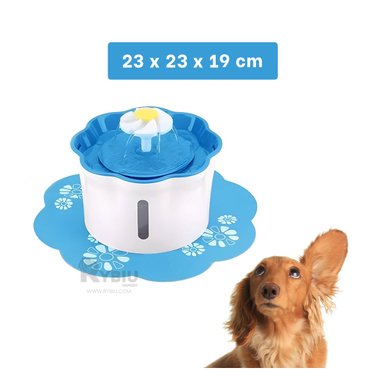 ABREVADERO PERRO Y GATO MA31419 RYBIU AUTOMATICO CELESTE + LIGAS REGALO