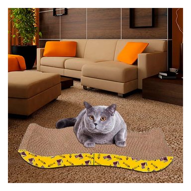 RASCADOR CARTÓN GATOS 264/1672 SUPERFICIE QUE LIBEREN ESTRES + REGALO STICKERS RYBIU